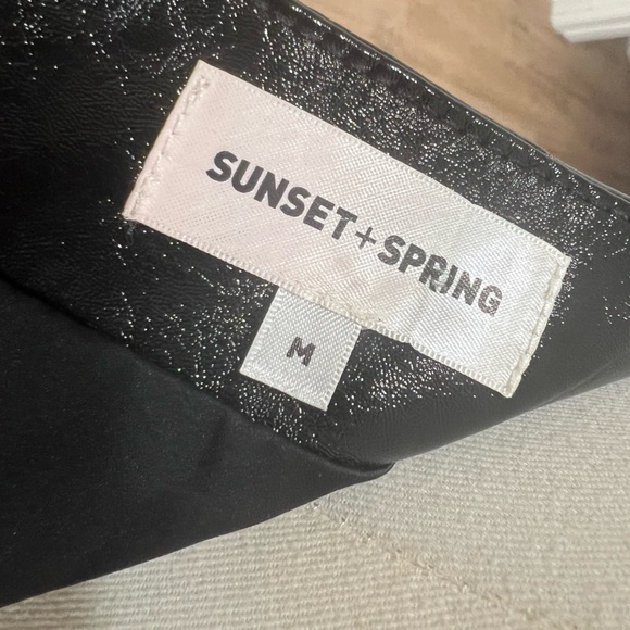 Sunset & Spring Patent Bow Mini Skirt - Picture 16 of 16